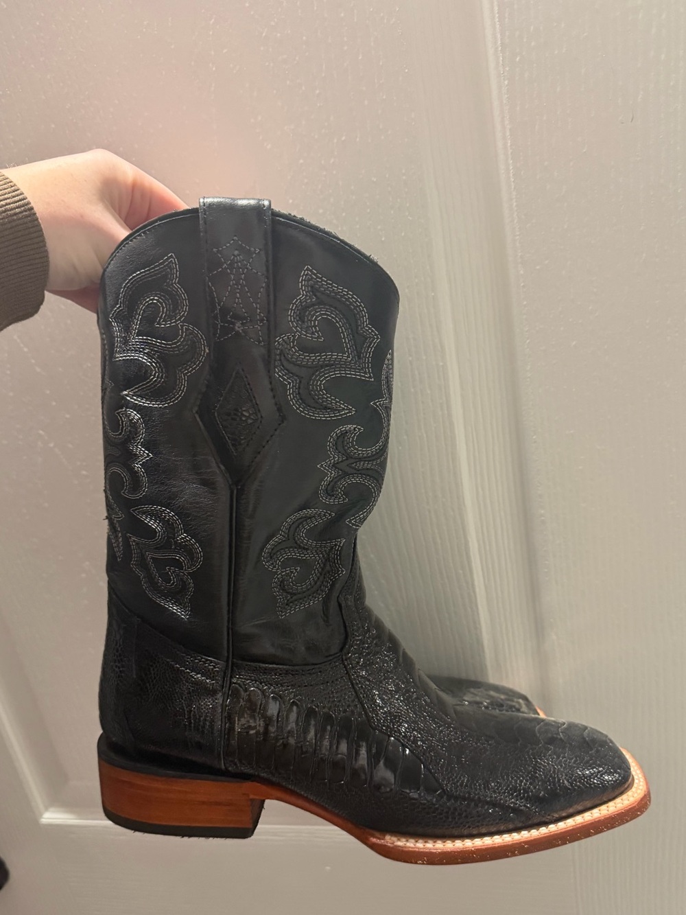 J.B. Dillon Black Cowboy Boots